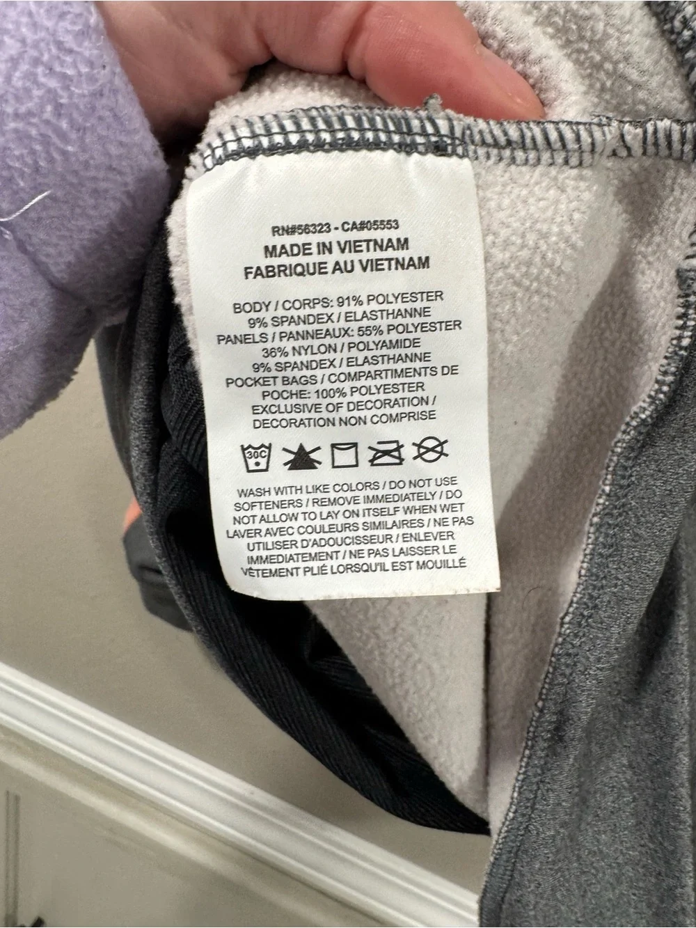 Nike Therma Crewneck Gray and Peach